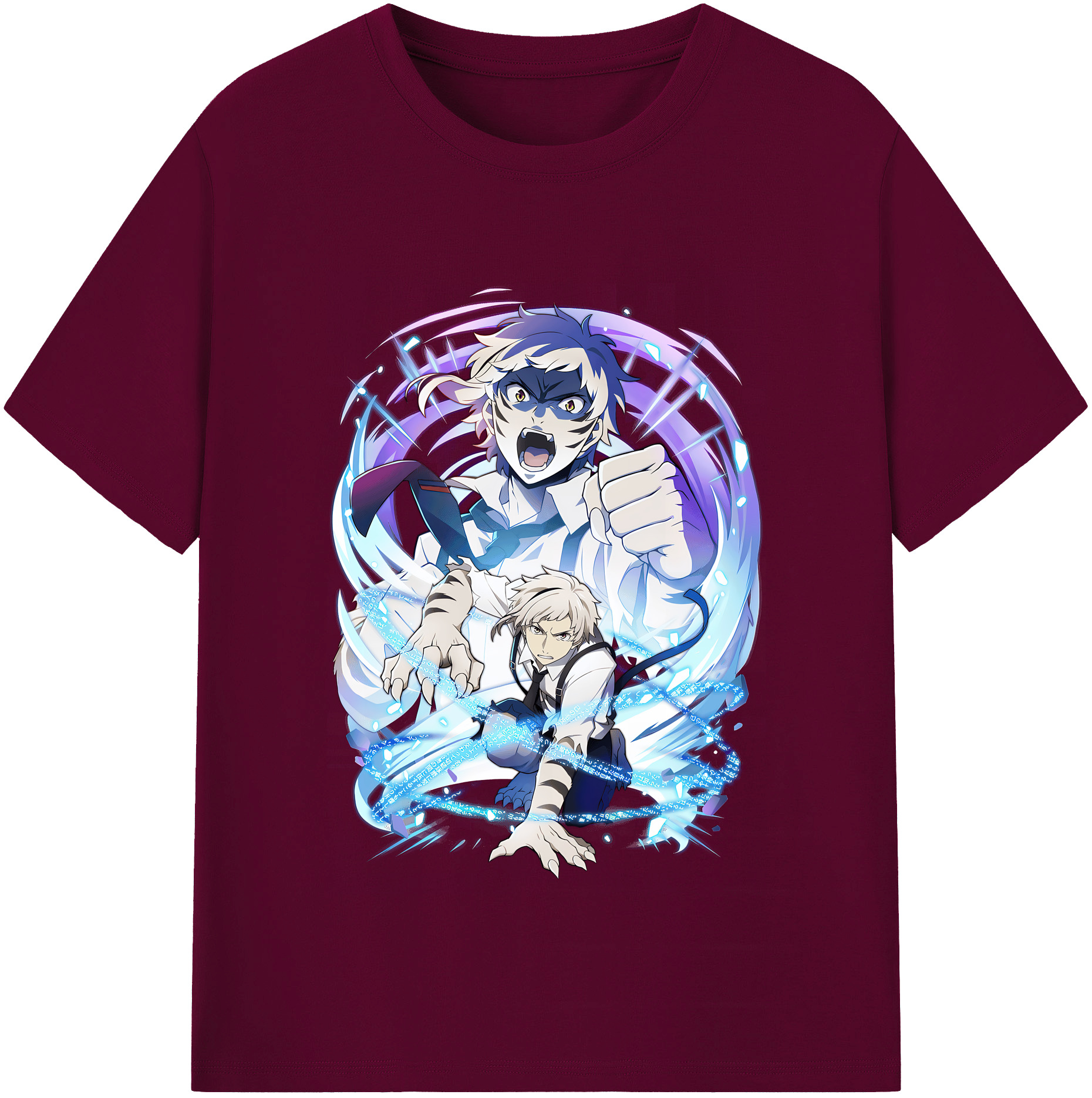 （画像用） 文豪ストレイドッグス Bungo Stray Dogs レディースカジュアルプリントTシャツ（綿100％）